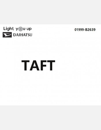 daihatsu taft 2024-2025 owners manual in english
